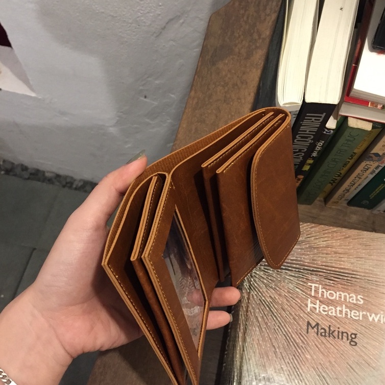 Ví da nữ Handmade Boxx Wallet Onetothree