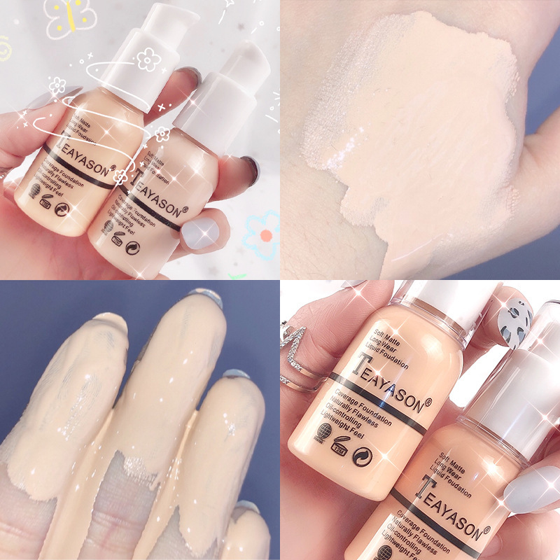 Kem Nền Che Khuyết Điểm Teayason 6 Màu Tùy Chọn Giúp Dưỡng Ẩm Và Kiềm Dầu Cao Cấp