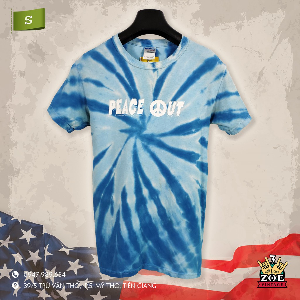 Áo Thun Mỹ 2Hand Loang Tie Dye 7 Màu