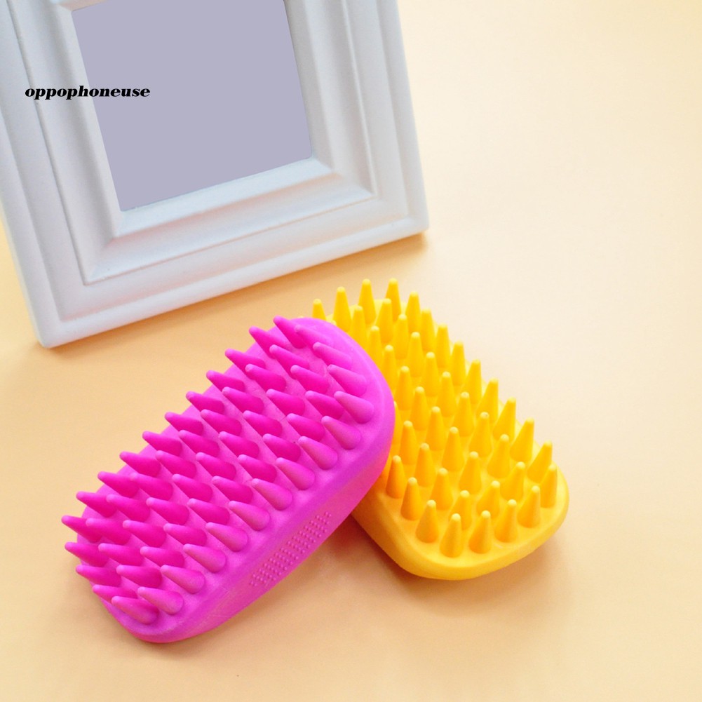 Lược Chải Lông Tắm Màu Sắc Đơn Giản Tiện Dụng Cho Thú Cưng