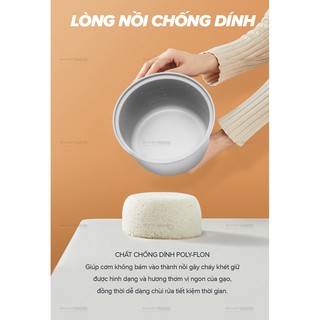 Nồi Cơm Điện Nắp Gài Sharp KS-18TJV "GR" 1.8 Lít [Lòng Nhôm Chống Dính] BH 12 Tháng