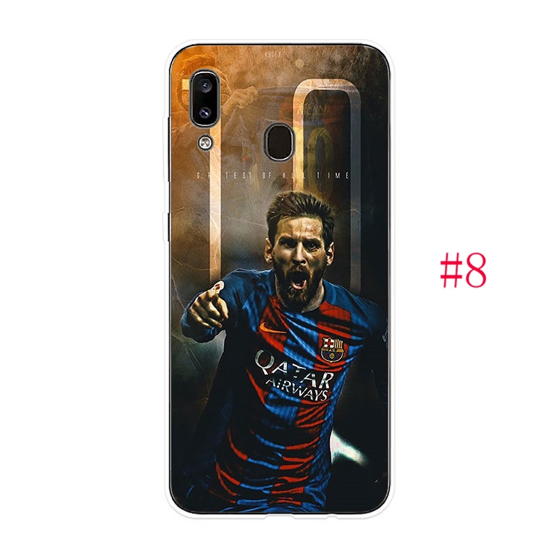 Ôp Điện Thoại tpu Dẻo Họa Tiết Hoạt Hình c.ronaldo Massi Cho samsung galaxy a10 a20 a30 a40 a50 a70 a80 Vỏ