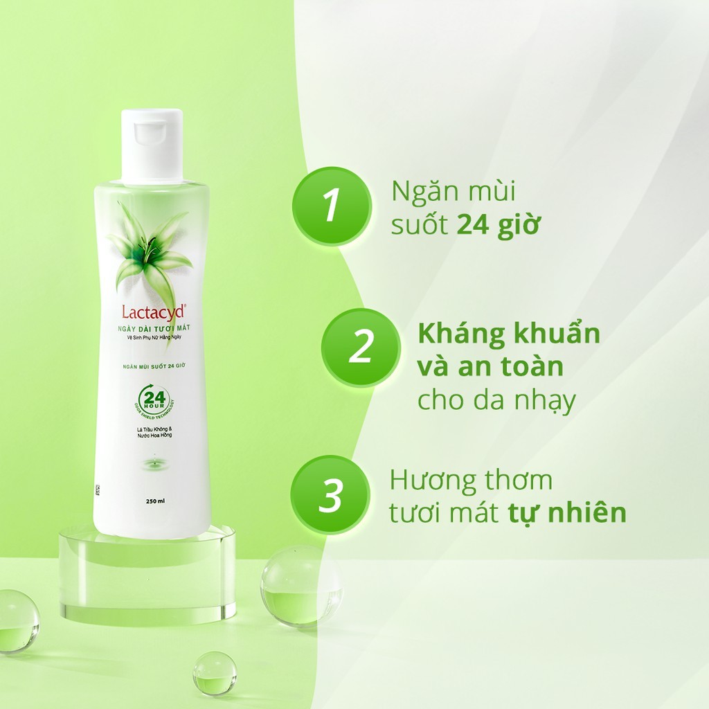 Dung Dịch Vệ Sinh Phụ Nữ Lactacyd 150ml/250ml Lá Trầu Không - Nước Hoa Hồng