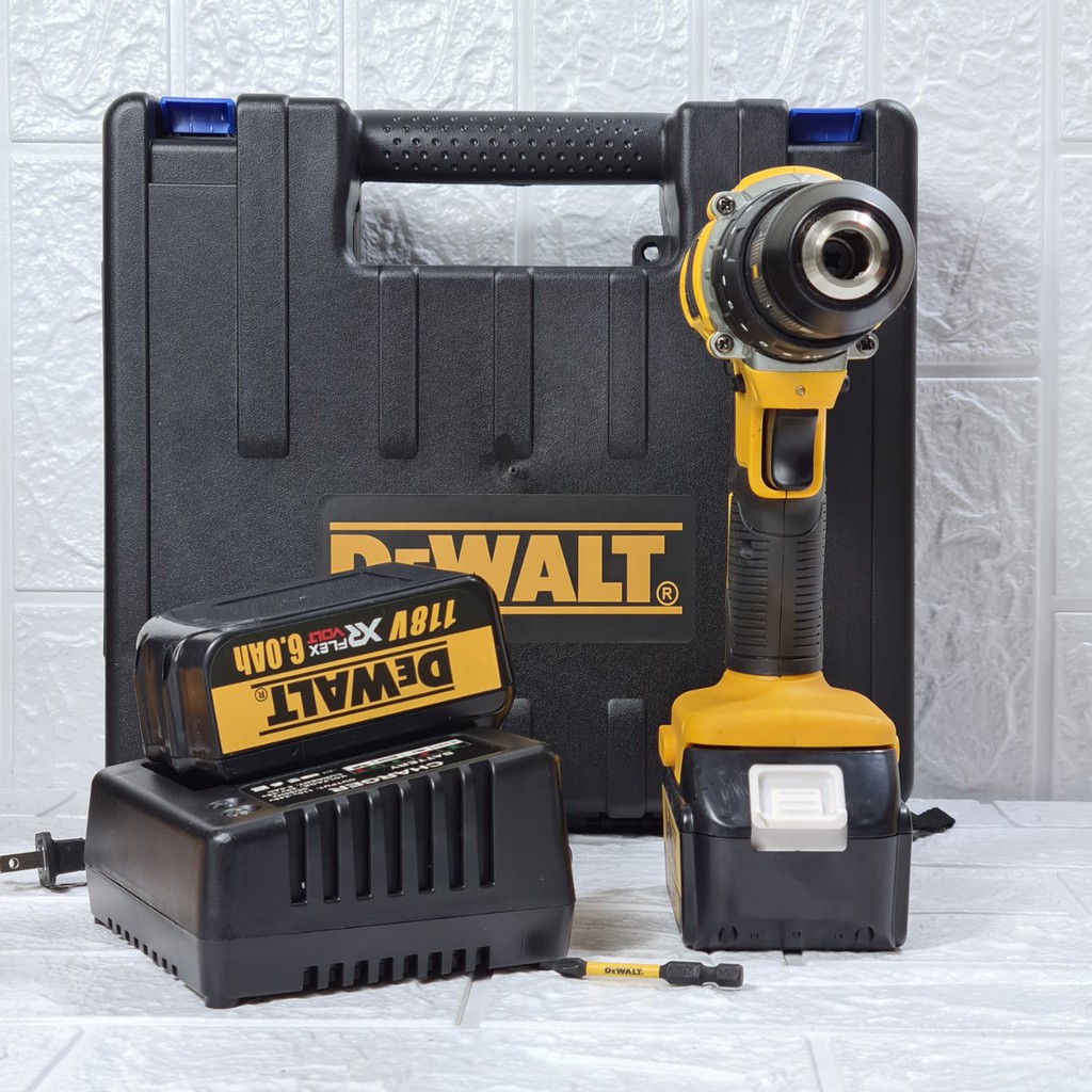 Máy Khoan Pin DEWALT 118V- Khoan Có Búa, Bắt Vít, Siết Bulong