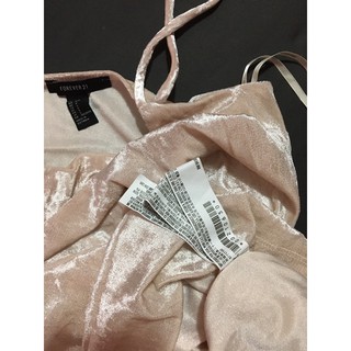 Đầm 2 dây nhung f21