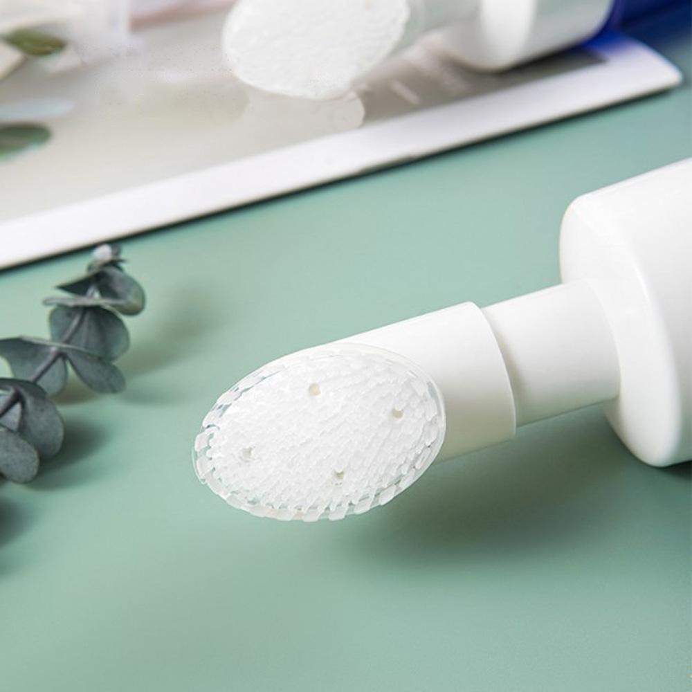 Bình Tạo Bọt Sữa Rửa Mặt Bằng Silicone Có Thể Tách Rời Kèm Cọ Rửa Tiện Lợi