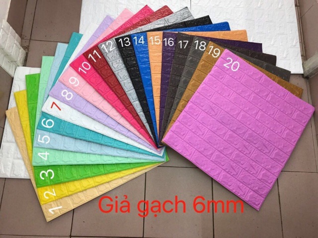 (Miền Nam) Xốp dán tường 3D loai 6mm loại đẹp | BigBuy360 - bigbuy360.vn