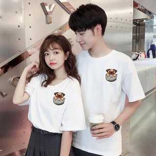 Áo Đôi Nam Nữ - Đồ Đôi -Cổ Tròn COTTON