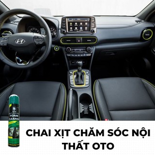 Combo chai xịt vệ sinh- làm bóng nội thất oto