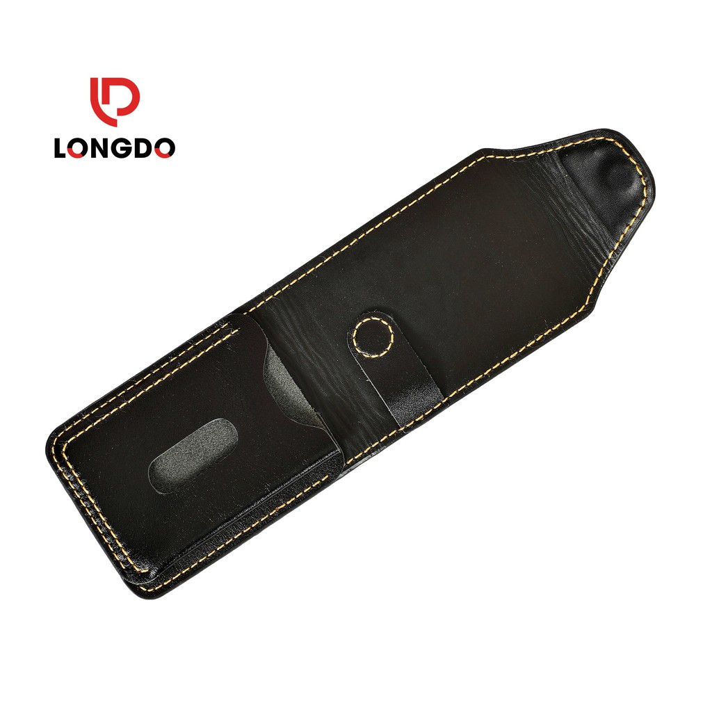 Ví sen 5 - Ví mini màu đen - Cam kết 100% da bò thật nhập khẩu - Bảo hành 5 năm - Thương hiệu uy tín Longdo Leather