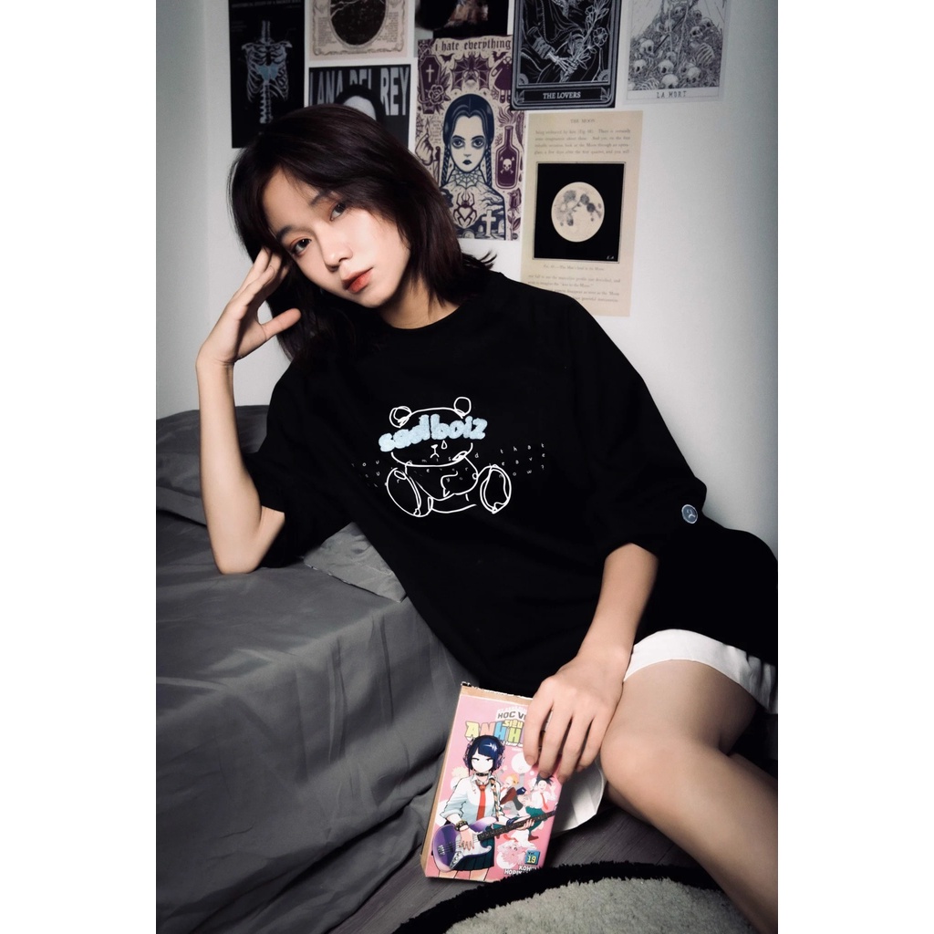 ÁO THUN teddycry lineart tee