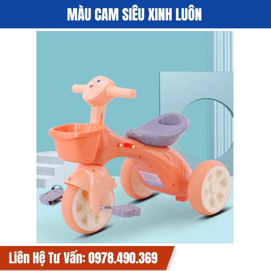 Xe Chòi Chân, Xe Ba Bánh  - Mẫu Mới, Hàng Đẹp, Có Đèn, Có Nhạc🌸FREESHIP🌸