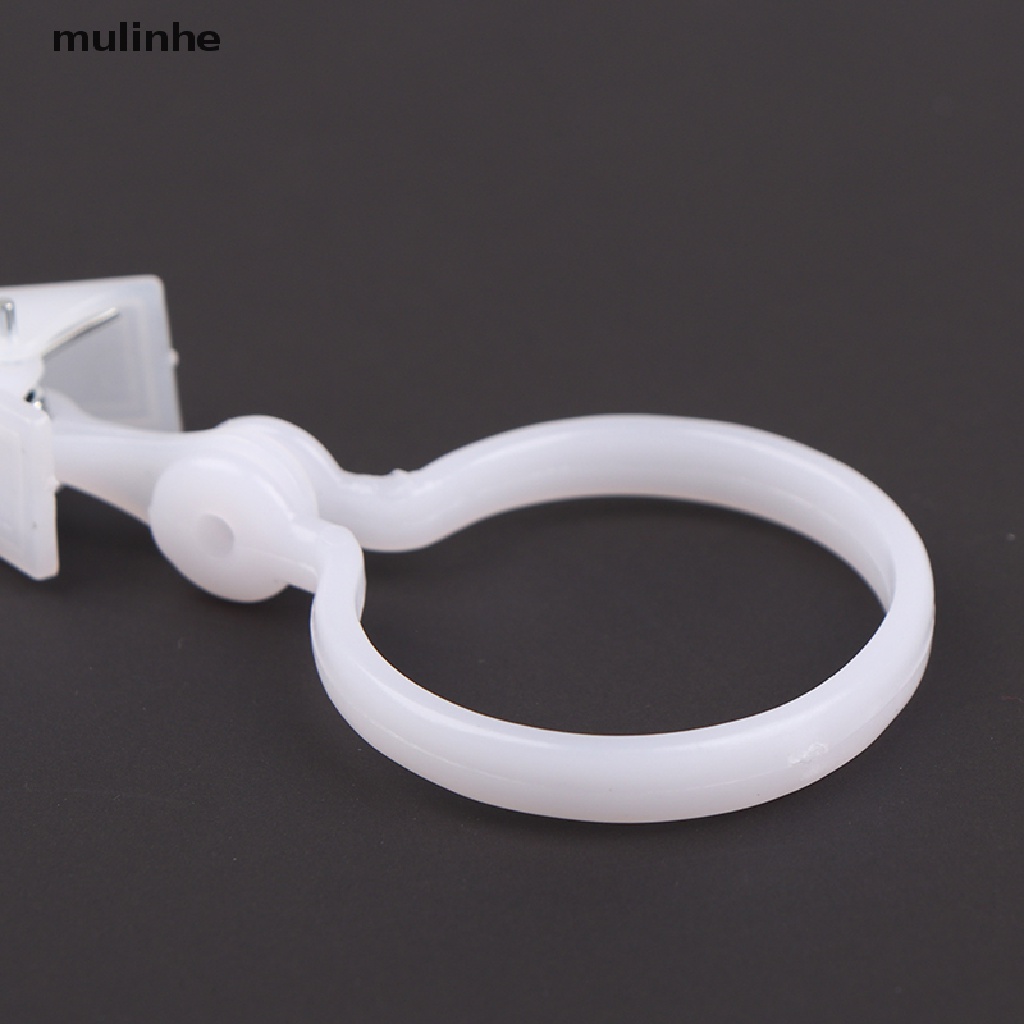 Set 10 Kẹp Giữ Rèm Cửa Bằng Nhựa Tiện Dụng