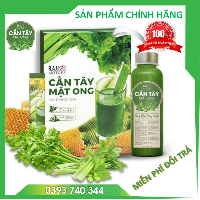 [CHÍNH HÃNG] Cần tây, Bột cần tây mật ong Motree, hộp 14 gói giúp giảm cân, dáng đẹp, thanh lọc cơ thể | BigBuy360 - bigbuy360.vn
