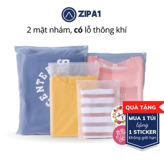 10 Túi zip lụa kéo 2 MẶT NHÁM A1005,Túi zip đựng quần áo Zip A1