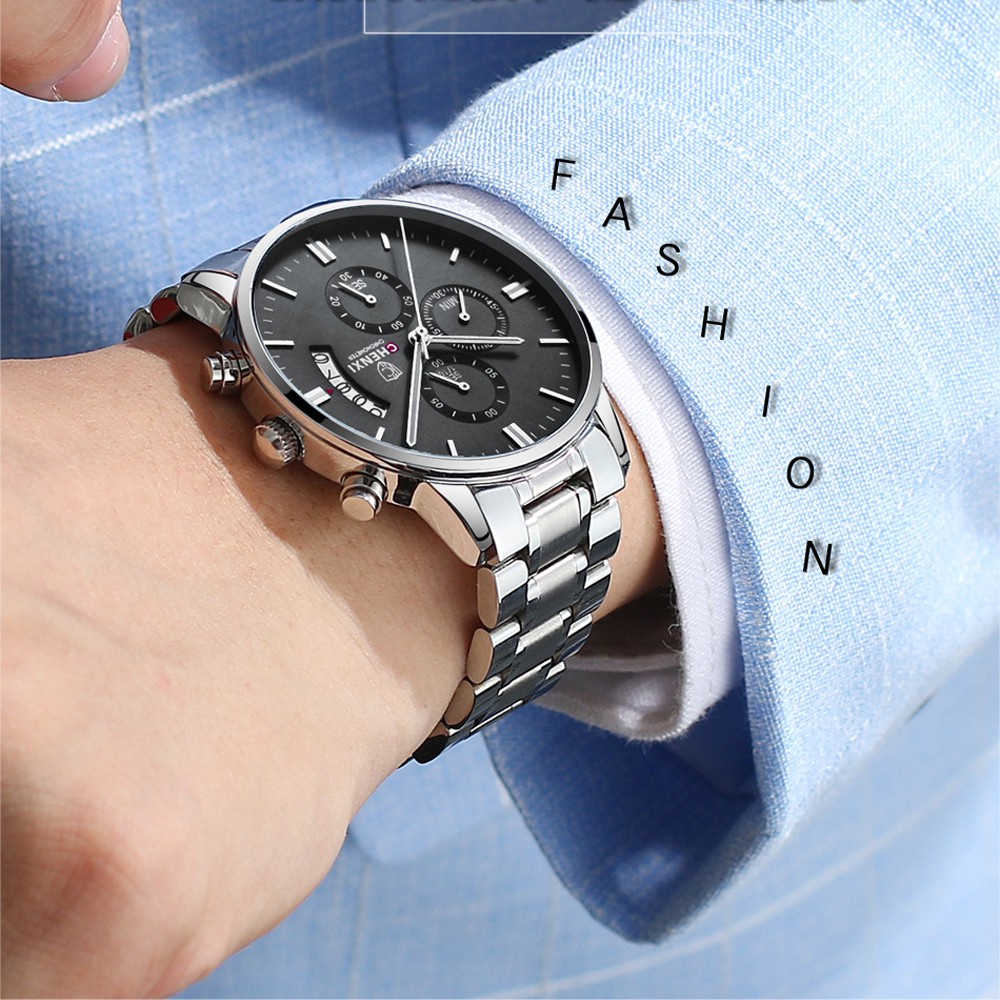 Đồng Hồ Đeo Tay Chexi Chống Nước 30M Bằng Thép Không Gỉ Chất Lượng Cao Dành Cho Nam