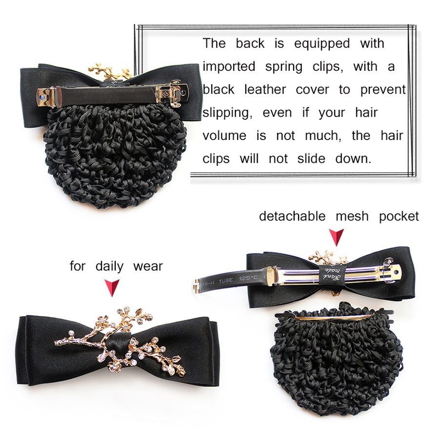 Kẹp Tóc Đính Đá Hình Hoa Xinh Xắn Cho Nữ