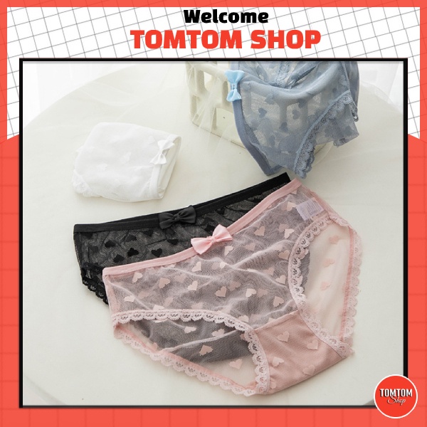 Quần Chíp Nữ Cotton Viền Ren Dễ Thương Cá Tính QL57