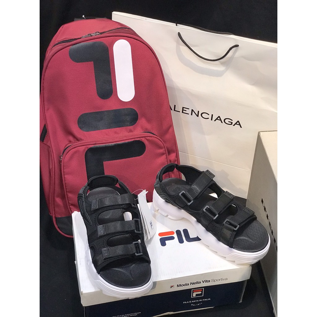 Sandal fila thể thao nam nữ đế cao