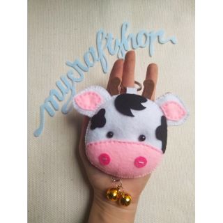 Móc khóa Handmade hình Bò Sữa