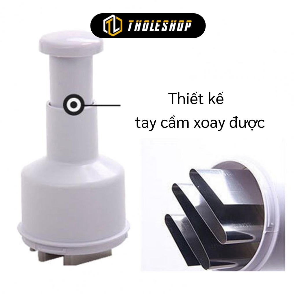 GIÁ SỈ Dụng cụ băm xay tỏi ớt Onion Slicer giúp tiết kiệm thời gian gấp đôi,giúp băm xay tỏi. 4081