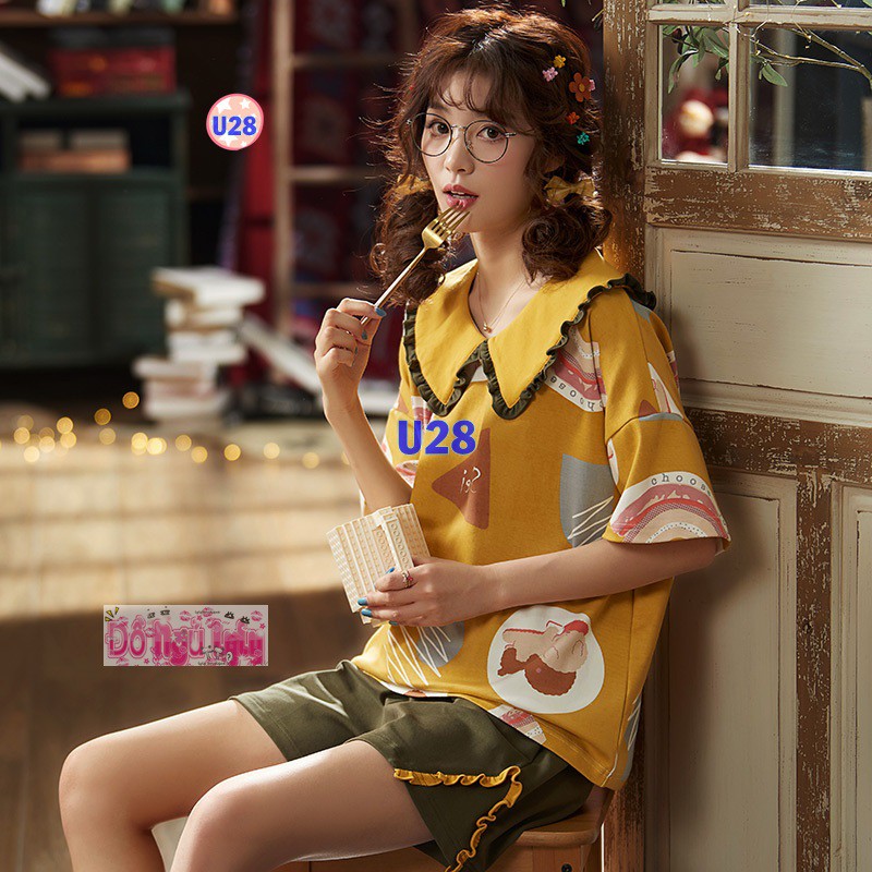 Bộ Ngủ đùi thun cotton U2 | BigBuy360 - bigbuy360.vn