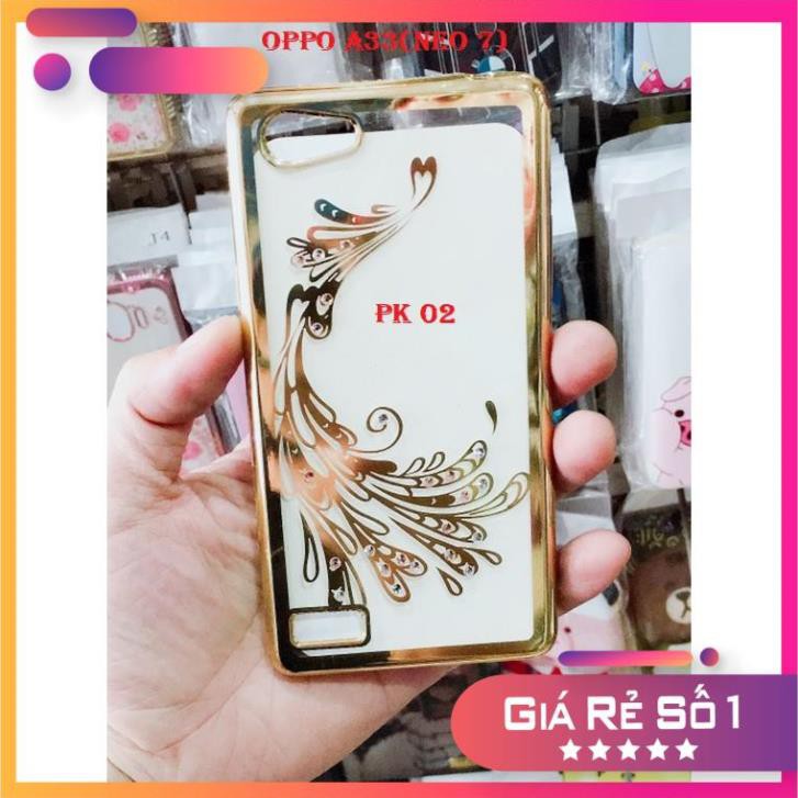 [Rẻ]  OPPO A33(NEO 7) Ốp phượng hoàng viền đính đá -đẹp