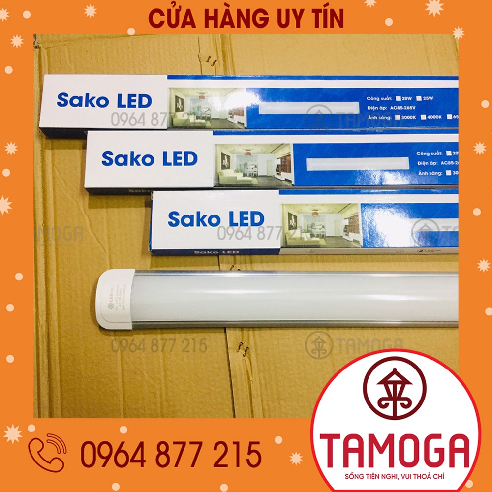 Đèn tuýp Led bán nguyệt đầu vuông Sako Led 22W - 0.6mét TAMOGA BD 6022