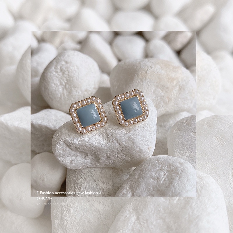 Khuyên Tai Đính Ngọc Trai Thời Trang Dành Cho Nữ