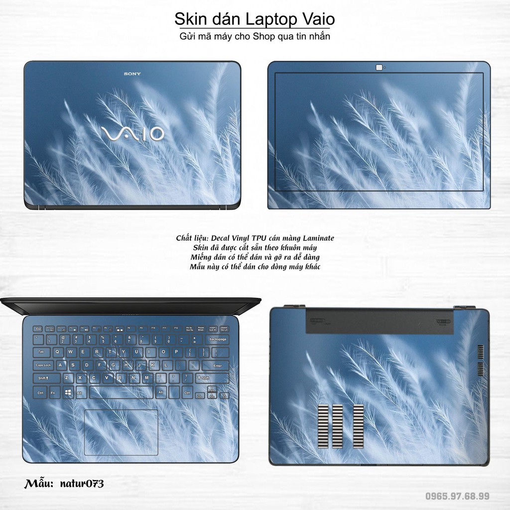 Skin dán Laptop Sony Vaio in hình thiên nhiên nhiều mẫu 3 (inbox mã máy cho Shop)