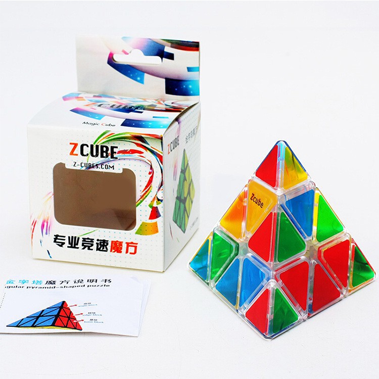 ❤️ HOTSALE ❤️ Đồ chơi Rubik Z-Cube TRONG SUỐT Pyramix Tam Giác HM0418 CAO CẤP