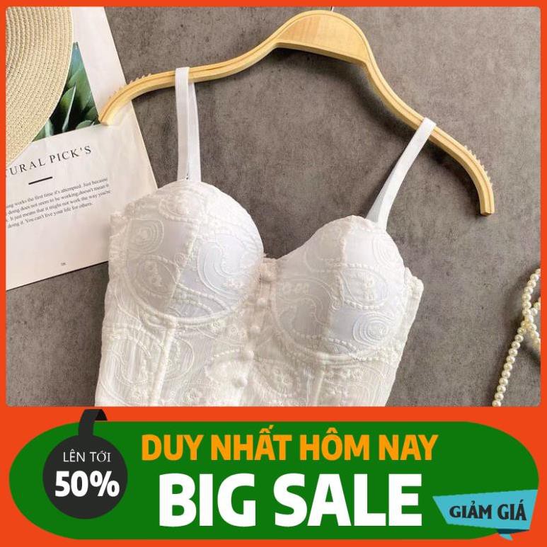 HÀNG HOT HOT QUẢNG CHÂU ODER Áo bra 2 hai dây cúp ngực ngắn hoạ tiết kiểu quảng châu BAO RẺ