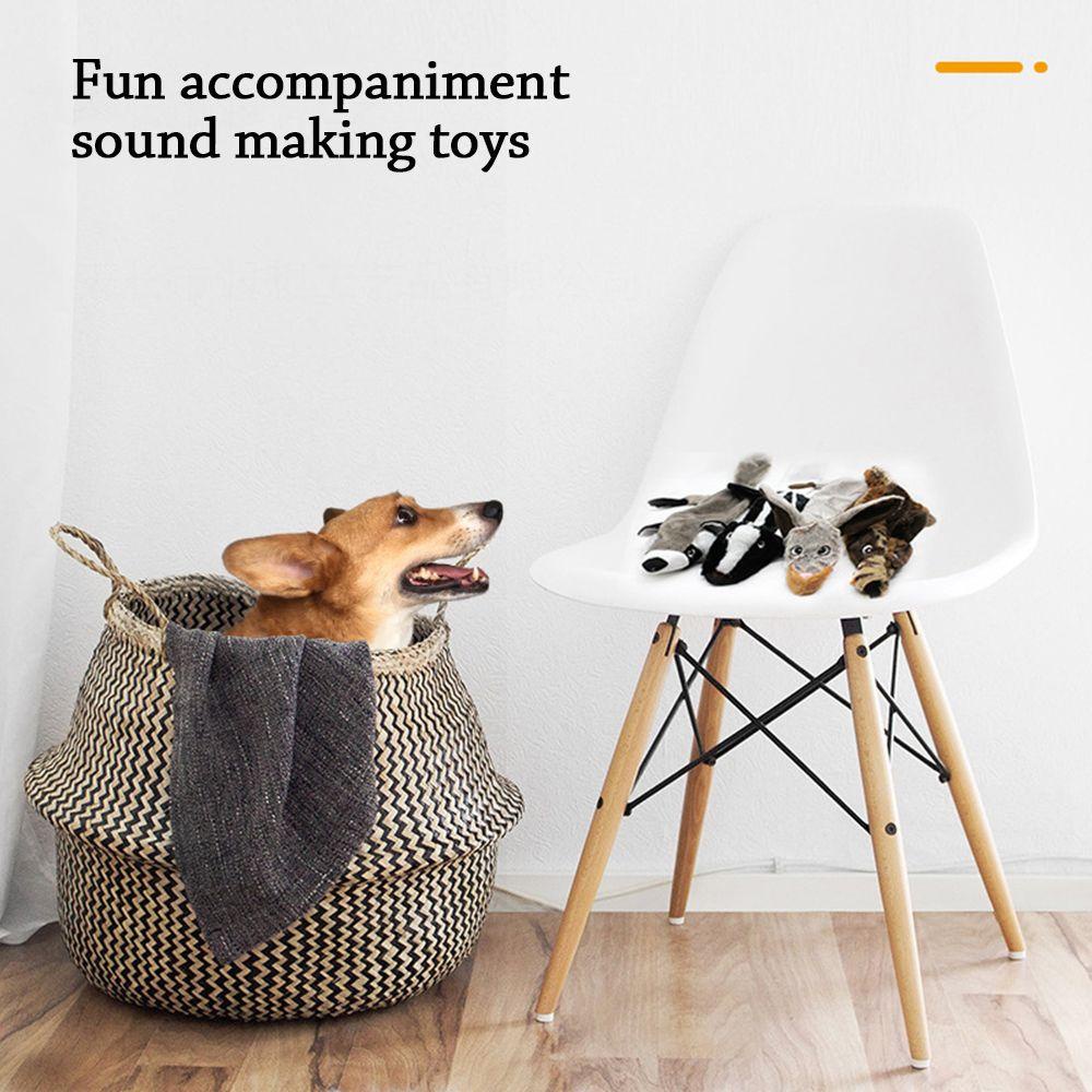 Thú Nhồi Bông Hình Chó Sói / Thỏ Phát Ra Tiếng Kêu Tương Tác Dễ Thương