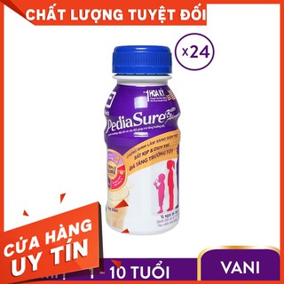 Thùng 24 Sữa nước PediaSure 237ml/chai hương vani