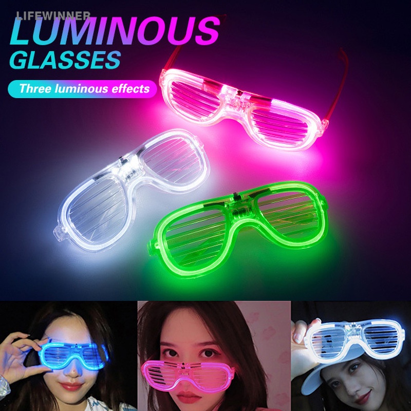 Kính Mát Có Đèn LED Lấp Lánh Độc Đáo Cho Bữa Tiệc