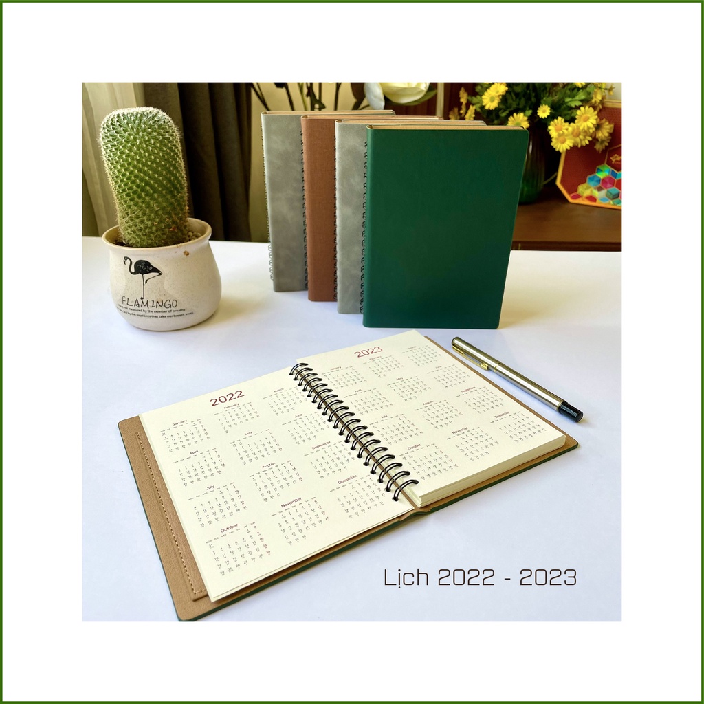 Sổ Tay Mini - Màu Nâu - 220 Trang - Chống Thấm Nước