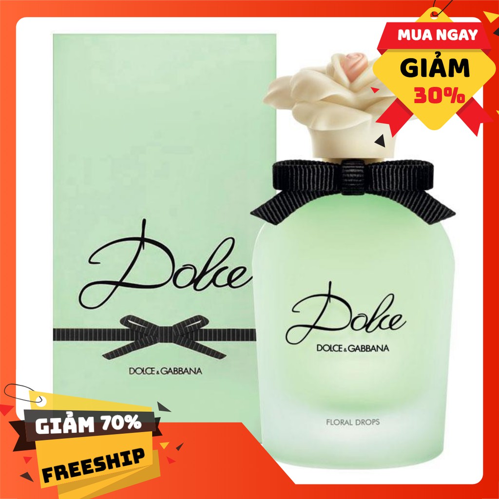 D&G DOLCE FLORAL DROP Tinh dầu nước hoa Pháp dạng lăn 12ml - DOLCE - hàng Nhập khẩu