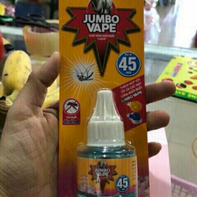 Tinh dầu xông muỗi Jumbo vape 34ml hương hoa