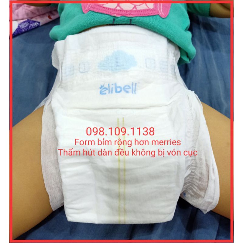 [HCM] Tã dán/quần ELIBELL nội địa Nga S76/M64/L54/XL44(dán), M52/L44/XL38/XXL26(quần)