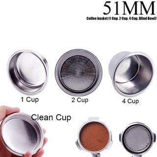 Cốc Lọc Cà Phê 51mm Không Nén Tiện Dụng Cho Nhà Bếp