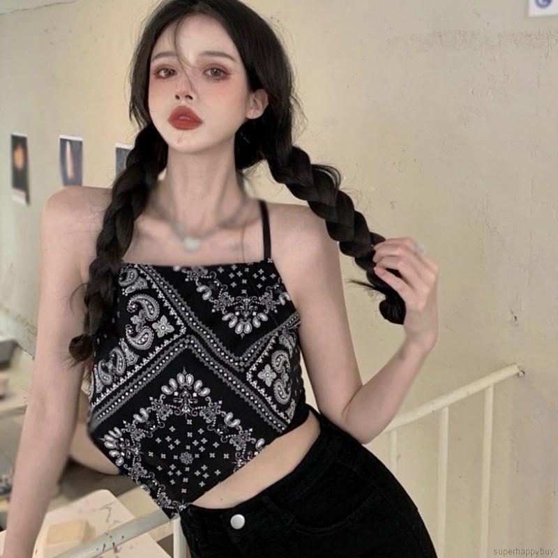 Áo Lửng Hai Dây Gợi Cảm Cho Nữ | BigBuy360 - bigbuy360.vn