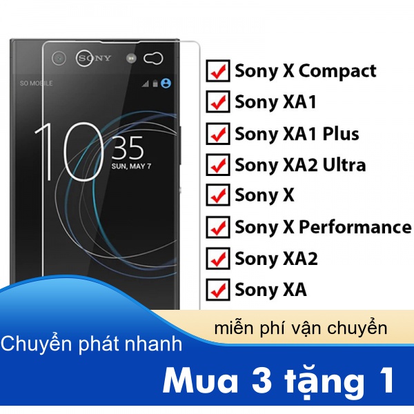 Kính Cường Lực Bảo Vệ Màn Hình Cho Sony X/Xp Xz1 C Xa2 Xa3 10 Xz4 Xz2 Z5 Xa1 Ultra Plus