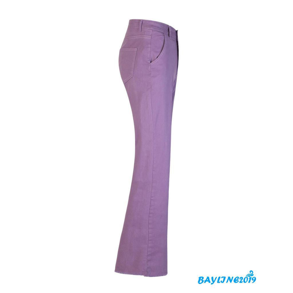 Quần Dài Nữ Ống Rộng Kiểu Dáng Thời Trang Phong Cách