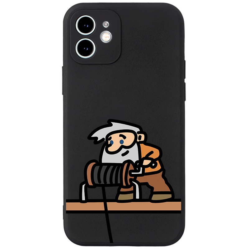 Ốp lưng GUMAN chống bẩn cặp đôi dễ thương đẹp cho iPhone 14 13 12 11 Pro Max SE 2020 X XR XS 8 7 ip 6S 6 Plus kute XYB280