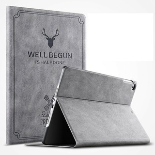 Ốp Ipad, Bao Da Ipad Da Sần Logo Đầu Hươu Design For Your