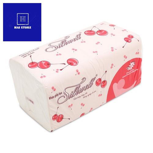 giấy rút đỏ silkwell