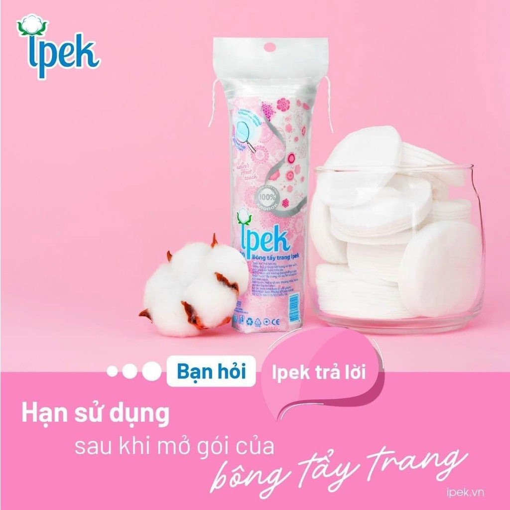 Bông Tẩy Trang Ipek Thổ Nhĩ Kỳ 130 Miếng