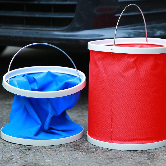 Xô đựng nước rửa xe (11lit) xô câu cá rút gọn dung tích xô du lịch phượt siêu bền siêu tiện lợi.