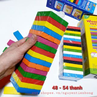 48-54 thanh rút gỗ màu loại đẹp