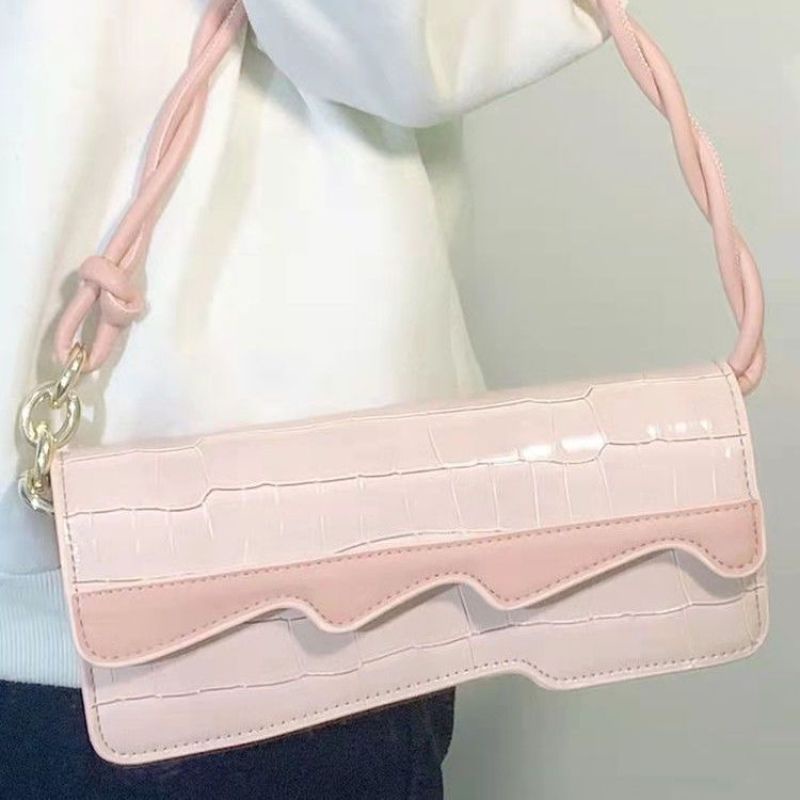 Oeteo Túi Xách Đeo Vai Màu Hồng Kiểu Dáng Nhỏ Nhắn Xinh Xắn Dành Cho Nữ